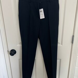 Reiss Hartley Slim Leg Textured Pants in Navy